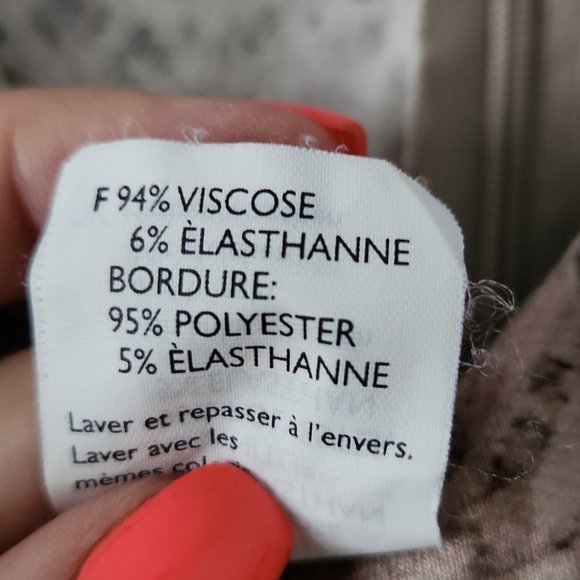 ILSE JACOBSEN | jumpsuit snakeskin printed taupe gray sz XL - Picture 6 of 6